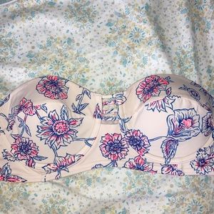 Billabong strapless bikini top